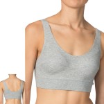 Calida Elastic Topp. En sporty og behagelig topp med bred og myk strikk nederst. Et perfekt plagg til hverdagen!

